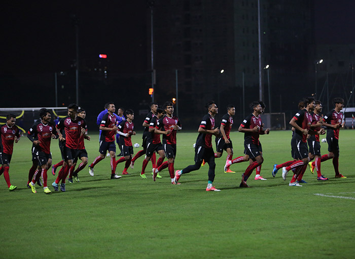 Tuyển Campuchia có buổi tập đầu tiên trong tối nay.