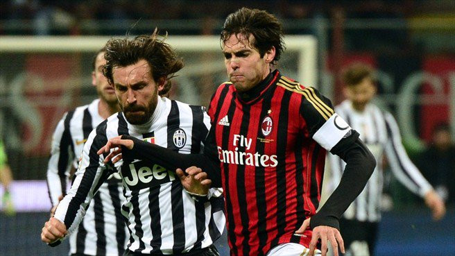 Tiền vệ Kaka: "Một tài năng thiên bẩm không bao giờ dừng lại," Pirlo chia sẻ về đồng đội cũ. Cả 2 vừa nói lời chia tay sự nghiệp quần đùi áo số trong vòng chưa đầy một tháng.