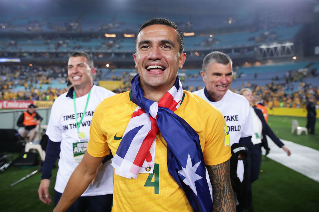 8. Tim Cahill (11 bàn): "Tôi cảm thấy mình như cậu thanh niên đầy khát khao. Tôi sẽ bước qua tuổi 38 vào tháng tới, nhưng nhiệm vụ bây giờ là phải giúp cơ thể, sức khoẻ của mình đủ điều kiện để sát cánh với đội tuyển," ông già gân Tim Cahill phát biểu. Cựu cầu thủ Everton đã ghi 2 bàn giúp Australia đánh bại Syria ở play-off châu Á, giành vé dự play-off liên lục địa.