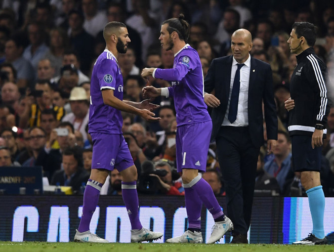 Bale chỉ được ra sân ít phút trong trận chung kết Champions League.