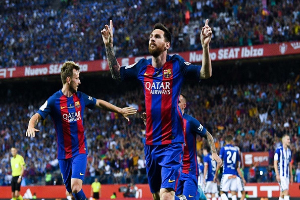 Và một lần nữa, Messi trở thành nhân vật chính trong trận đấu. Anh là người mở tỷ số khai thông thế bế tắc cũng như tung ra đường chuyền dọn cỗ cho Neymar ở pha làm bàn thứ 2. Hạ Alaves 3-1, Messi cùng đồng đội lần thứ 3 liên tiếp vô địch Cúp nhà vua.