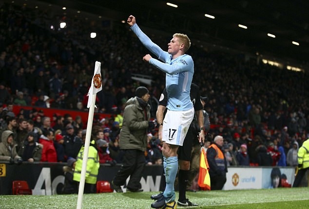 De Bruyne đang tỏa sáng trong màu áo Man City.