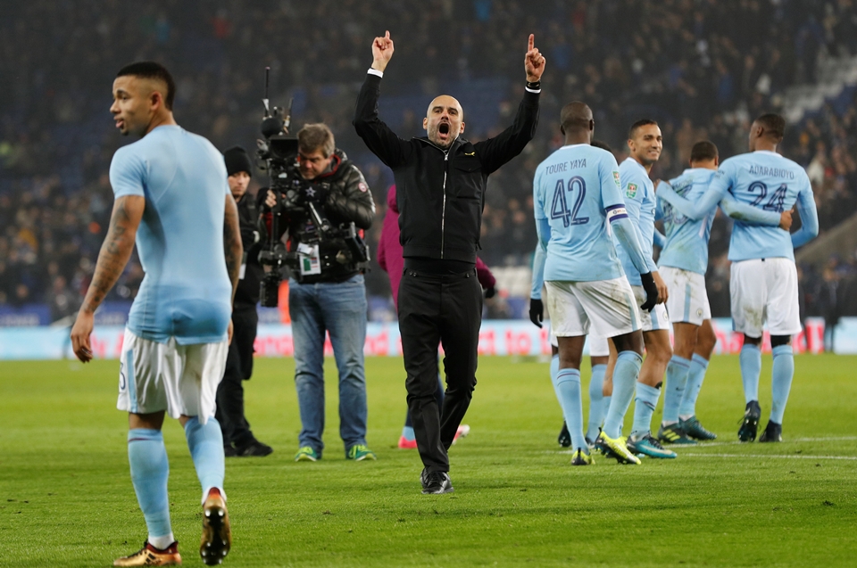 Man City của Pep Guardiola đang hủy diệt Ngoại hạng Anh bằng những màn trình diễn ấn tượng.