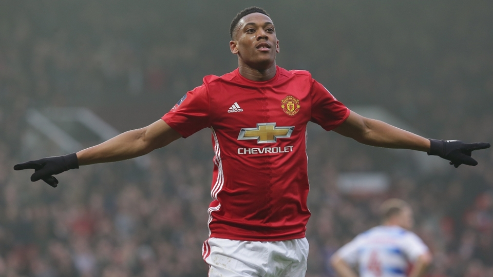 Anthony Martial ít khi được bố trí thi đấu ở vị trí sở trường mùa này.