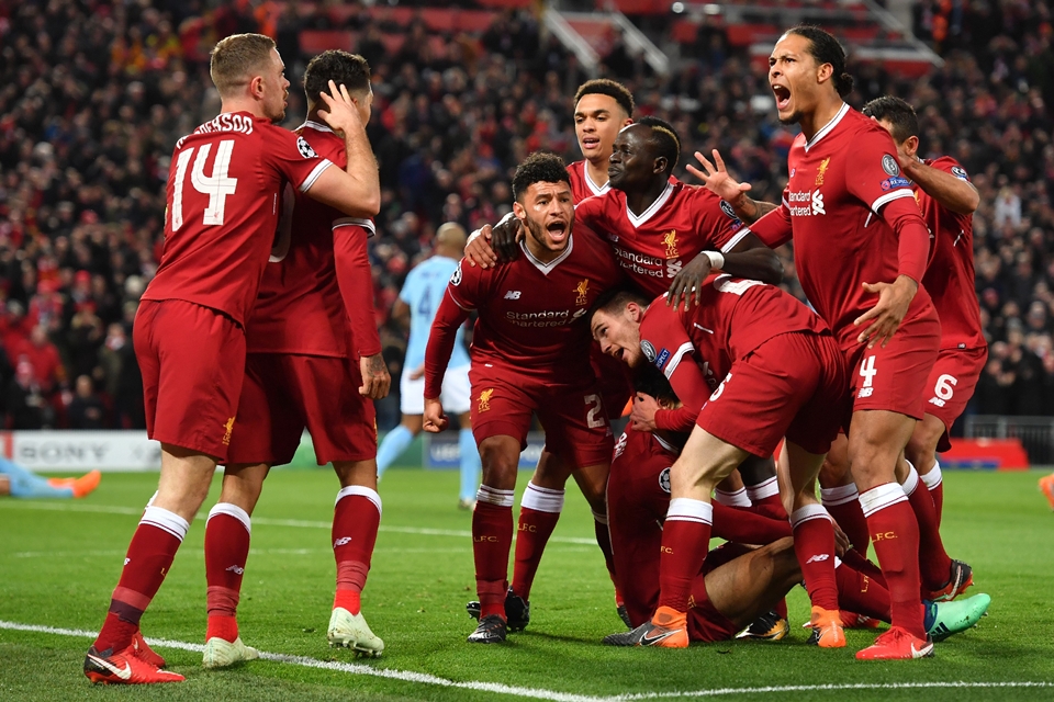 Liverpool đã có một chiến thắng thuyết phục trước Man City tại trận lượt đi tứ kết Champions League trên sân Anfield.