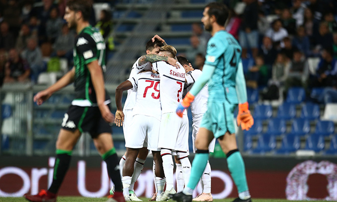 Sassuolo nhận thất bại 1-4 trước AC Milan ngay trên sân nhà.