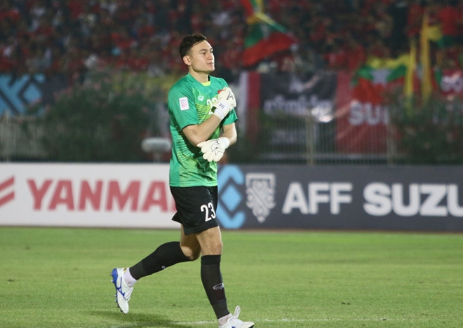 Đặng Văn Lâm vẫn chưa để thủng lưới tại AFF Cup 2018. Ảnh: Quang Thịnh.