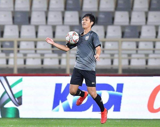 Trung vệ Kerdkaew kêu gọi đồng đội tập trung cho trận ra quân Asian Cup 2019.