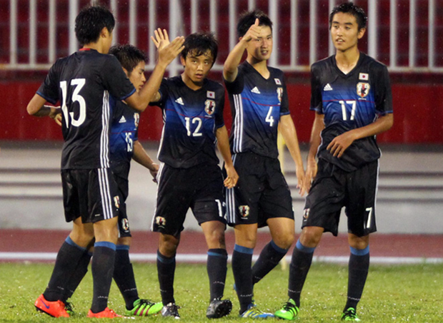 U16 Nhật Bản luôn biết cách chọn thời điểm và triển khai tấn công một cách hợp lý. Ảnh: Internet.