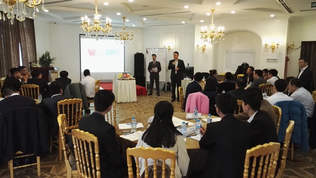 Buổi đào tạo lãnh đạo các đại lý Nissan.