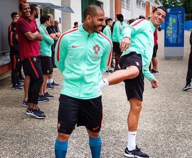 Ronaldo tâm lý cực thoải mái trước đại chiến. Ảnh: Internet.