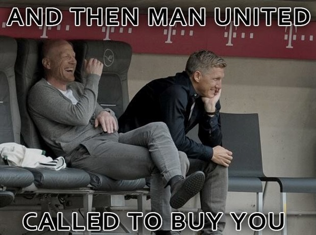 Liệu Schweinsteiger có phải thương vụ hớ của MU? Anh khó có chỗ đứng trong đội hình của HLV Mourinho. Ảnh: Internet.