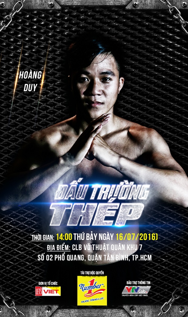 Võ Hoàng Duy trở lại Đấu trường Thép sau 1 năm vắng bóng.