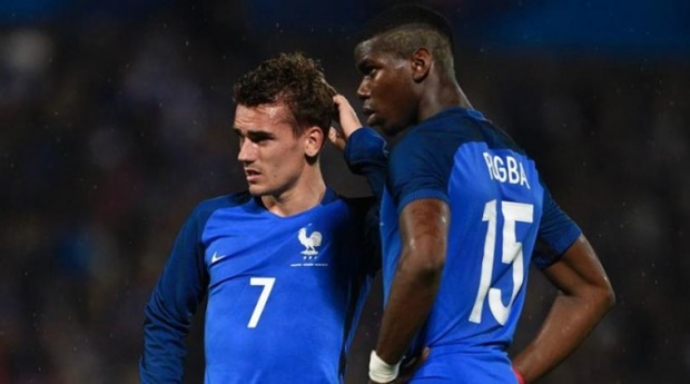 Pogba có giá 100 triệu bảng, vậy thì Griezmann được định giá bao nhiêu? Ảnh: Internet.