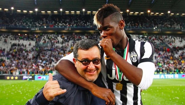 Để thực hiện tham vọng, Pogba đã gắn mình với Mino Raiola. Ảnh: Internet.