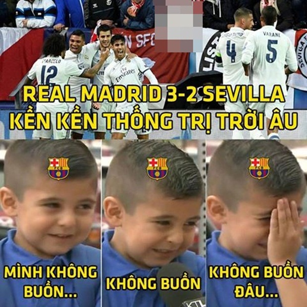 Không buồn mà. Ảnh: Internet.