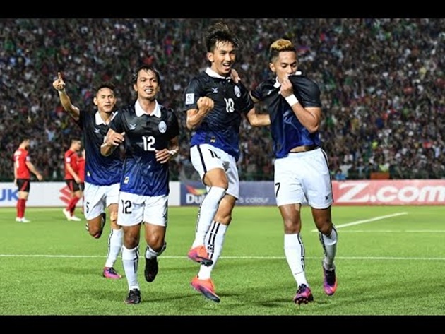 Đội tuyển Campuchia vào vòng bảng AFF Suzuki Cup 2016. Ảnh: AFF.