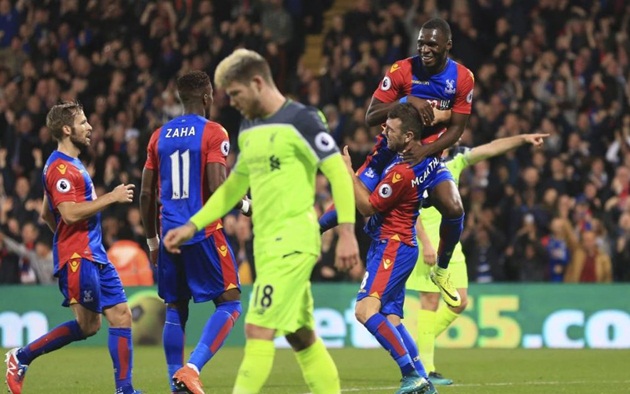 10. Crystal Palace – Số lần dứt điểm: 107 - Tỷ lệ chuyển hóa thành bàn thắng: 9.35%. Ảnh: Internet.