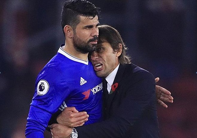 Diego Costa đang là cầu thủ quan trọng trong đội hình của HLV Antonio Conte. Ảnh: Internet.