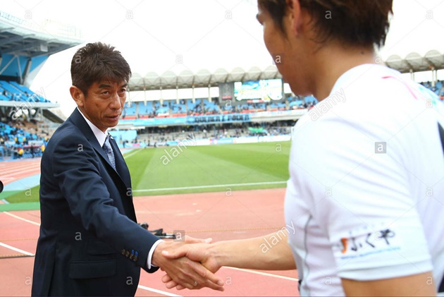 HLV Masami Ihara quyết tâm đánh bại ĐT Việt Nam. Ảnh: Internet.