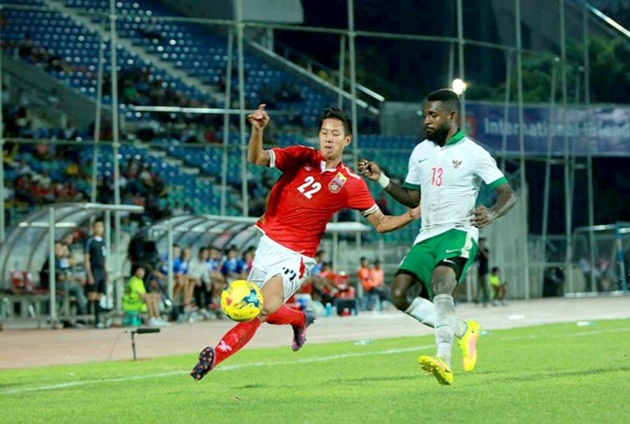 Than Paing (22) mới 20 tuổi nhưng đã là chân sút chủ lực của Myanmar. Ảnh: Internet.