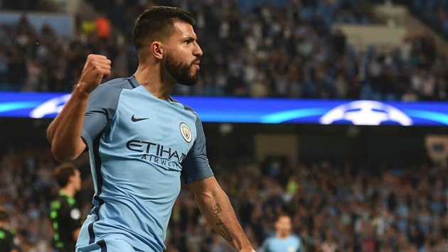 Sergio Aguero - Manchester City – Bàn thắng ghi được: 3.
