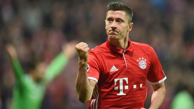 Robert Lewandowski - Bayern Munich - Bàn thắng ghi được: 4.