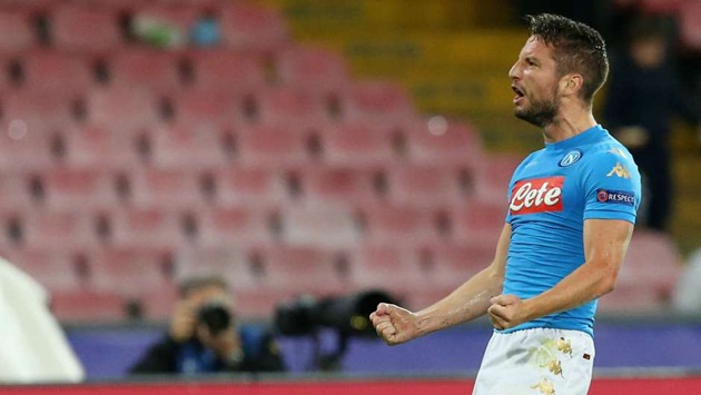 Dries Mertens - Napoli - Bàn thắng ghi được: 3.