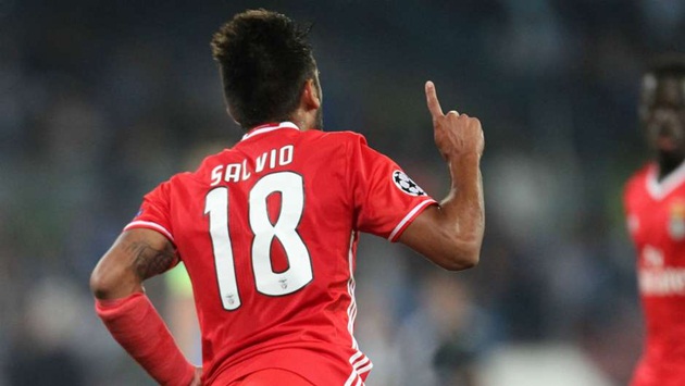 Eduardo Salvio - Benfica - Bàn thắng ghi được: 3.