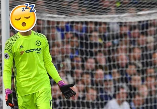 Courtois đang là thủ môn nhàn nhất Ngoại hạng Anh.