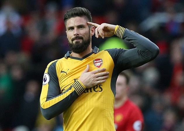 Olivier Giroud đang thể hiện phong độ ấn tượng.