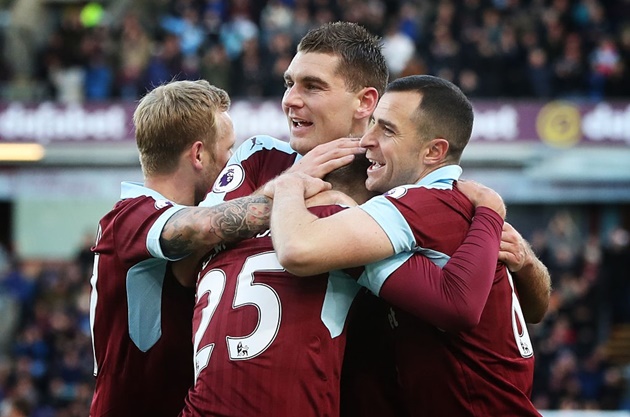 9. Burnley (Sút 104, bàn thắng 11, tỷ lệ chuyển hóa: 10,6%): "Hiện tượng" từng đánh bại đội đầu bảng Liverpool 2-0 ở vòng 2 hiện thi đấu phập phù và chỉ có được vị trí thứ 12 trên bảng xếp hạng.