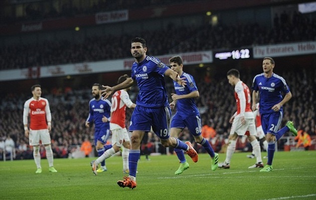 Sau đó, đích thân tiền đạo gốc Brazil ghi bàn thắng duy nhất của trận đấu. Như vậy kể từ khi khoác áo Chelsea, chân sút sinh năm 1988 đã ghi 2 bàn và câu được 2 thẻ đỏ trước Arsenal. Anh đang tiếp nối truyền thống ám ảnh đội bóng cùng thành phố được kế thừa từ người đàn anh Didier Drogba. Voi rừng người Bờ Biển Ngà có 13 bàn sau 14 trận đối đầu Pháo thủ, trong đó có 6 bàn qua 6 trận thi đấu ở thánh địa Stamford Bridge.