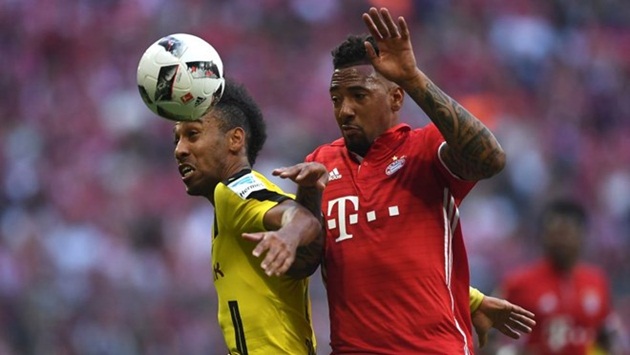 Boateng đã phải ngồi dự bị 62 phút ở trận gặp Dortmund ở bán kết Cúp Quốc gia Đức.