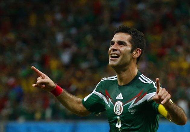 Rafael Marquez có 143 lần khoác áo tuyển Mexico.