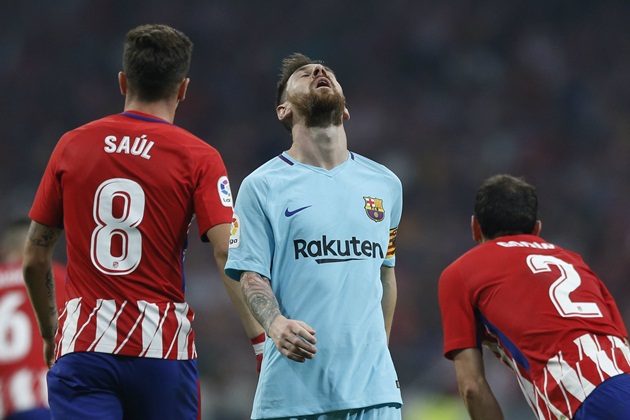 Messi quá mệt mỏi để có thể bùng nổ.