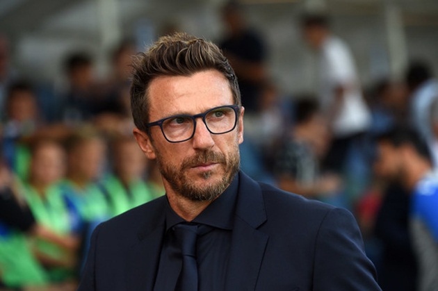 HLV Di Francesco góp công lớn vào thành tích khả quan của AS Roma mùa giải năm nay.