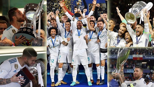 Các cầu thủ Real Madrid kiếm bộn tiền thưởng trong năm 2017 - Bóng Đá