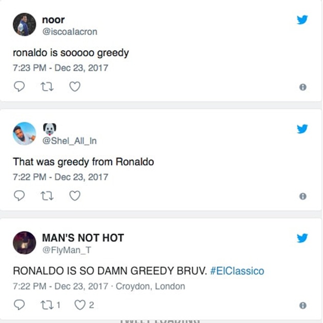 Cộng đồng mạng cùng nhau lên tiếng chỉ trích Ronaldo quá tham lam.