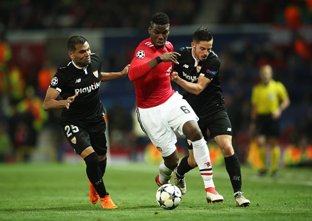 Pogba để lại nỗi thất vọng lớn lao kể từ khi vào sân. Trong khi Ben Yedder cũng là một cầu thủ dự bị nhưng đã lập cú đúp vào lưới De Gea chỉ ít phút sau khi vào thay Luis Muriel.