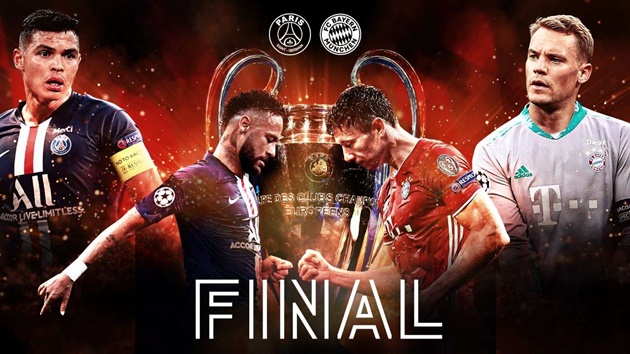 TRỰC TIẾP PSG - Bayern Munich: Vị vua mới của châu Âu! TRỰC TIẾP PSG - Bayern Munich: Vị vua mới của châu Âu!