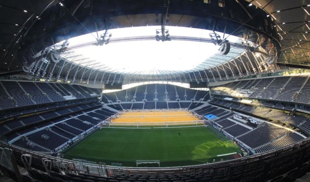 Sân vận động mới của Tottenham Hotspur.