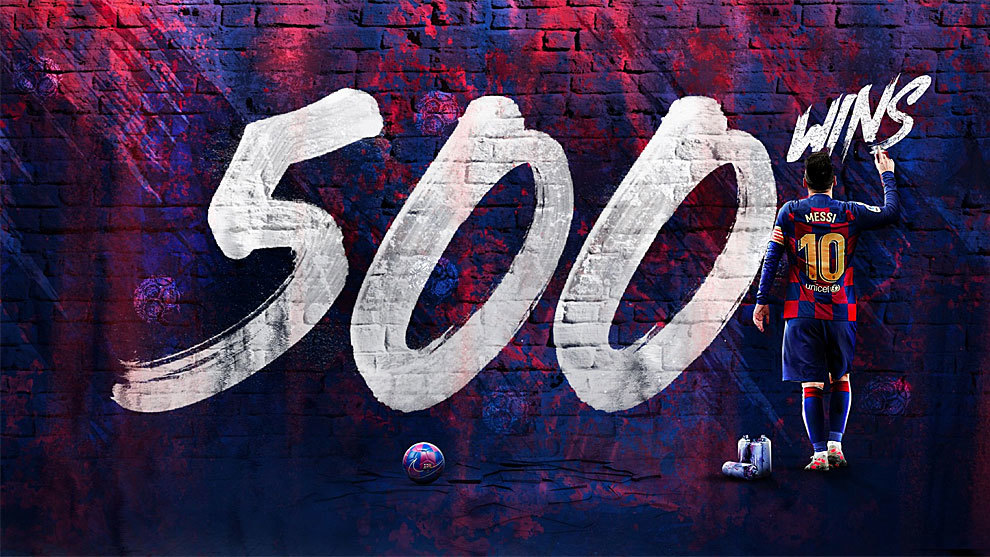 Messi nets a brace as he reaches 500 victories - Bóng Đá