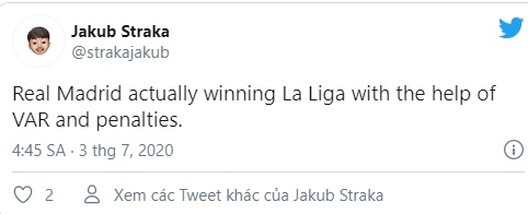 “VAR and Real Madrid have won La Liga” - Bóng Đá