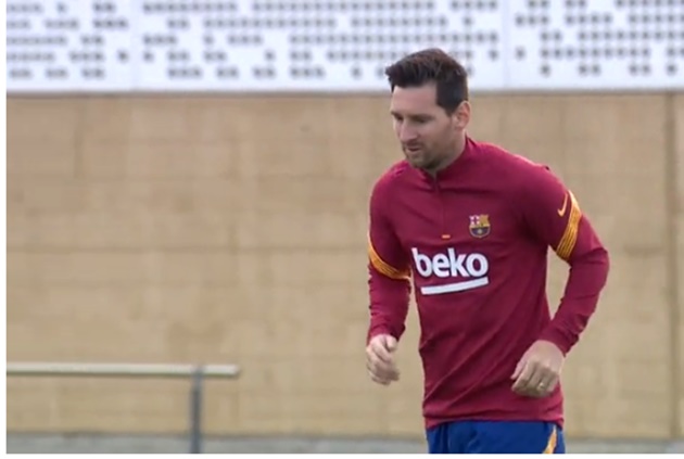 Ảnh Messi trở lại sân tập cùng đồng đội - Bóng Đá
