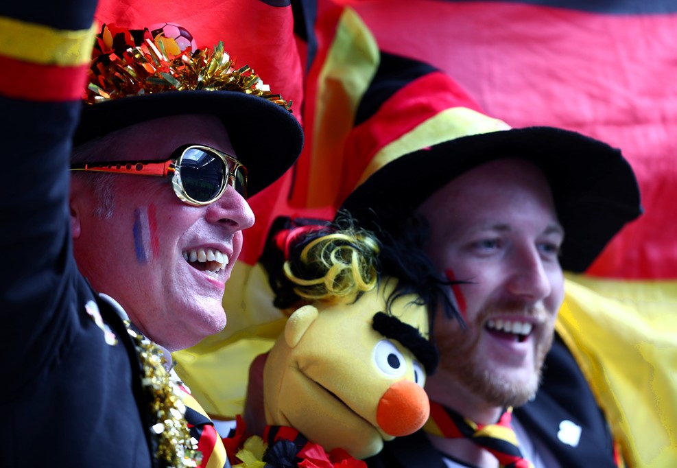 Niềm vui của các CĐV Đức. Ảnh: Internet.