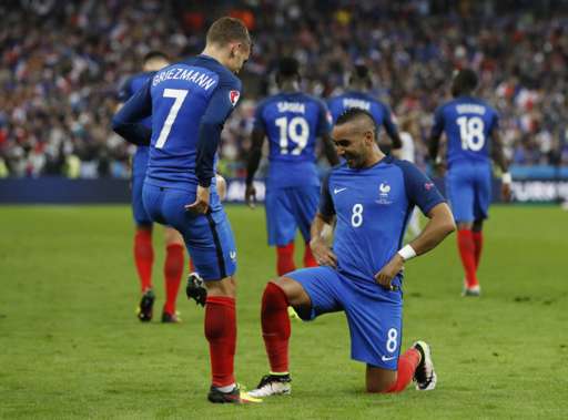 Griezmann đang chiếm ưu thế trong cuộc đua vua phá lưới EURO. Ảnh: Internet.