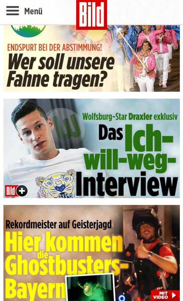 Bài phỏng vấn của Draxler trên Bild