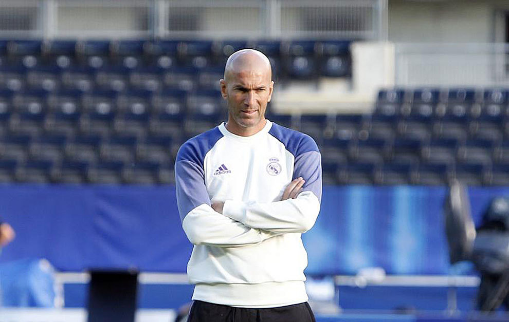Zidane tin Real đã có một đội hình đủ mạnh. Ảnh: Internet.