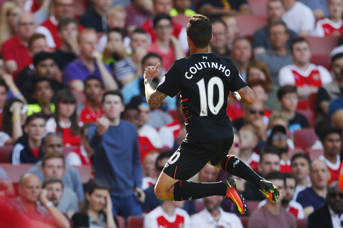 Coutinho chơi cực hay ở trận này. Ảnh: Internet.